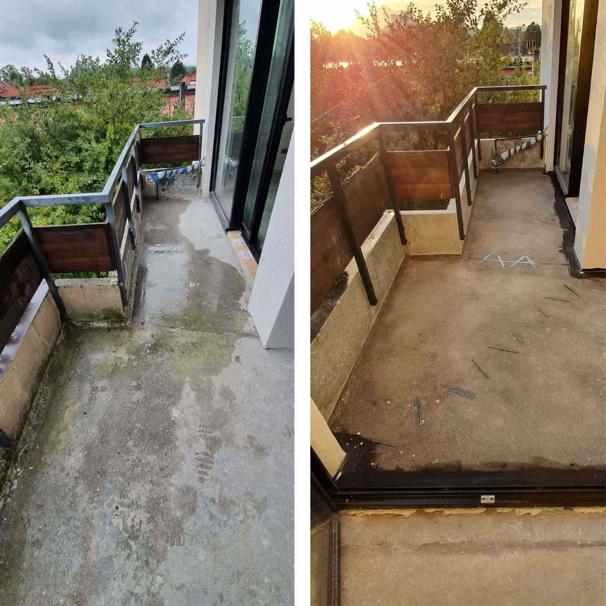 Bodenbeschichtung für Balkon der MALEREI FARBO e.U.